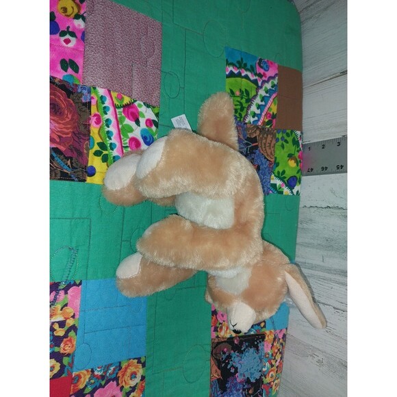 Petting  Zoo FOX Light Brown/Tan /White Large Ears Plush Stuffed Animal Toy 2023 - Picture 6 of 10